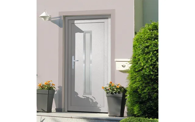 Hoveddør 98x200 Cm Pvc Hvid