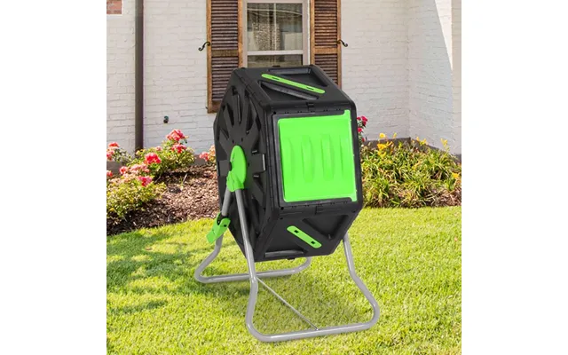 Komposttromle 60x43x74 Cm 70 L Polypropylen
