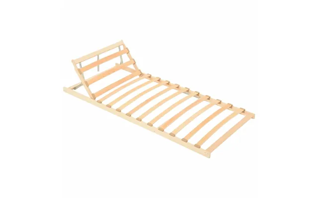 Lamelbund Med 13 Lameller Justerbar Hovedende 70x200 Cm