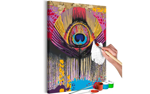 Mal Selv Billede - Peacock Composition 40 X 60 Cm product image