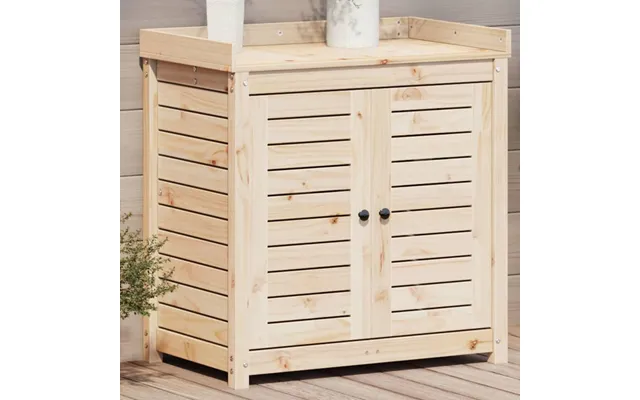 Plantebord Med Hylder 82,5x50x86,5 Cm Massivt Fyrretræ