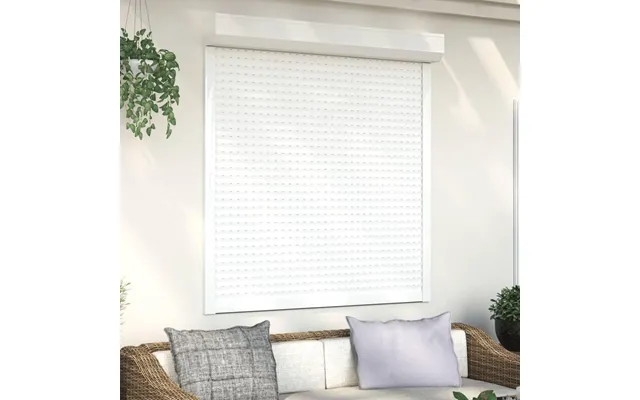 Rulleskodder 130x140 Cm Aluminium Hvid