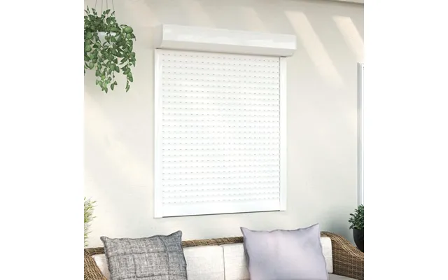 Rulleskodder Aluminium 100x120 Cm Hvid