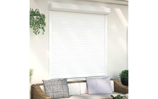 Rulleskodder Aluminium 100x120 Cm Hvid