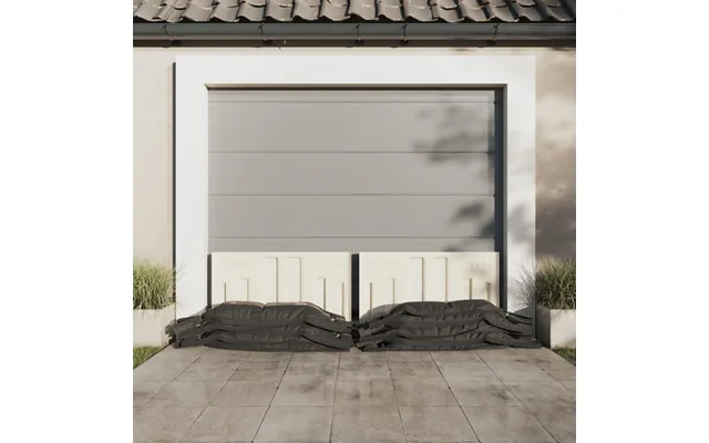 Sandsække 10 Stk. 103x25 Cm Hdpe Mørkegrøn