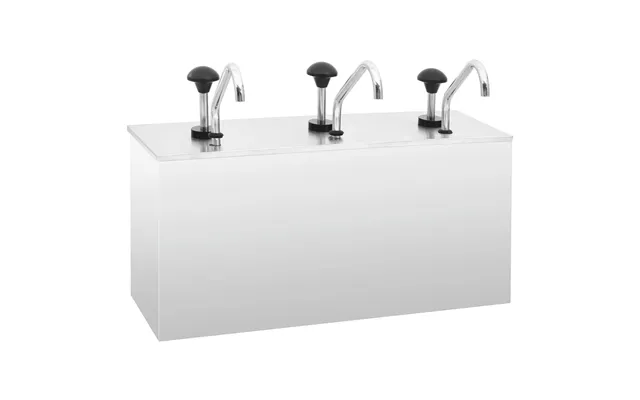 Saucedispenser 3 X 3,5 L Rustfrit Stål