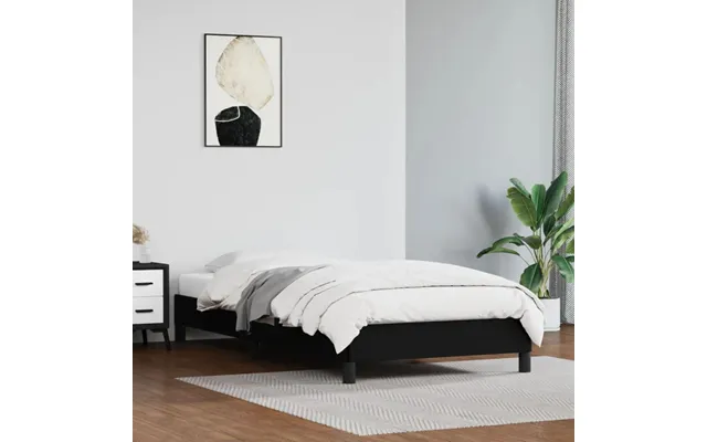 Sengeramme 90x200 Cm Kunstlæder Sort