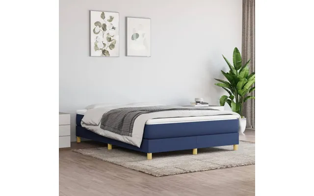 Sengeramme Uden Madras 140x200 Cm Stof Blå
