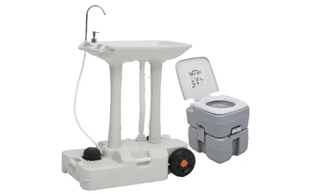 Transportabelt Campingtoilet Og Håndvask