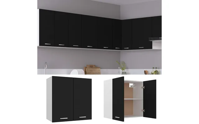 Wall Cabinet Lyon 60x31x60 Cm Designed Wood Black product image