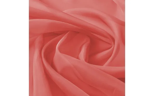 Voile-stof 1,45x20 M Rød