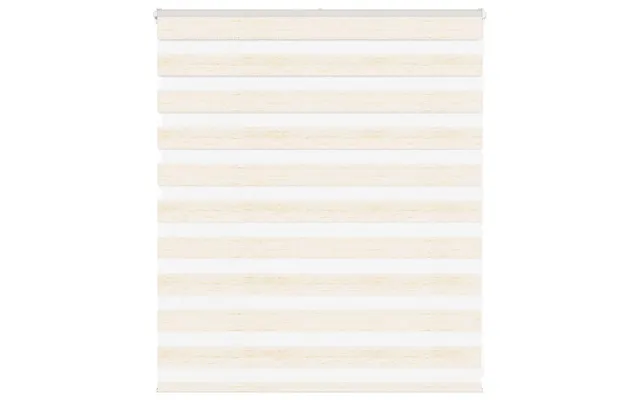 Zebragardin Marmorbeige 125x100 Cm Stofbredde 120,9cm Polyester