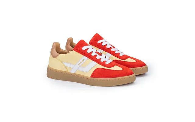 Lloyd 15-770-31 Dame Sneaker Flame Red Yellow White Str. 42