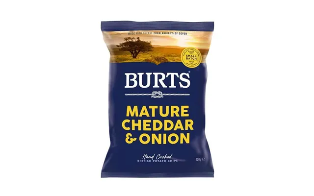 Burts Mature Cheddar And Onion Chips,150 G