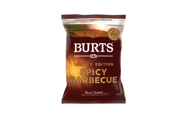Burts Spicy Barbecue Chips, 150 G - Obs Bedst Før 27.12.24