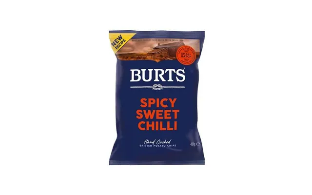 Burts Spicy Sweet Chilli Chips, 40 G - Obs Bedst Før 12 11-24