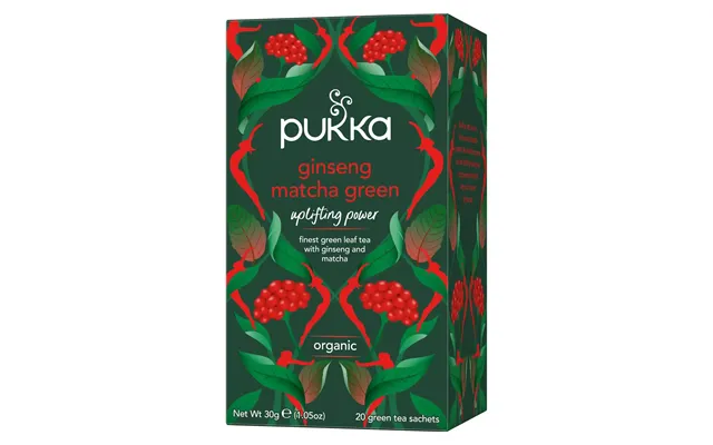 Ginseng Matcha Green Uplifting Power - Økologisk