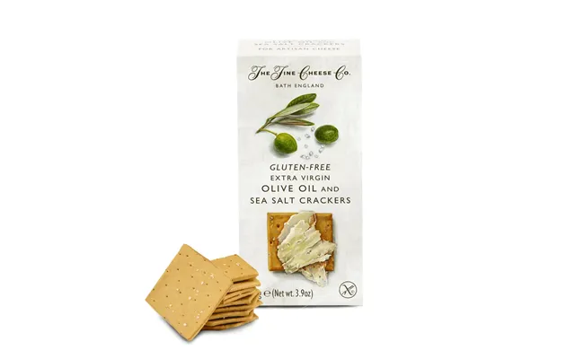 Glutenfri Ostekiks Med Salt Og Ekstra Jomfru Olivenolie