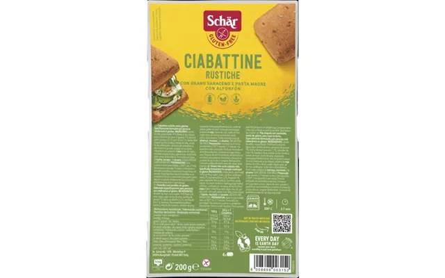 Glutenfri Rustik Ciabatta Schär