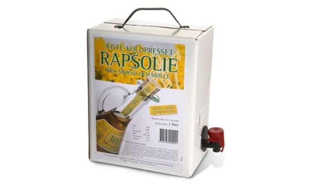 Koldpresset Rapsolie 3 L. Bag In Box