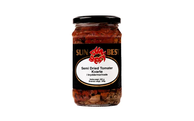 Semi Dried Kvarte Tomater I Kryddermarinade