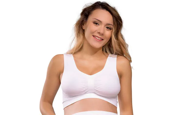 Carriwell Mum To Be - Sømløs Graviditets-bh Hvid product image