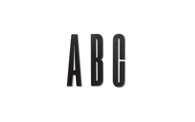 Design Letters Bogstaver - Sort
