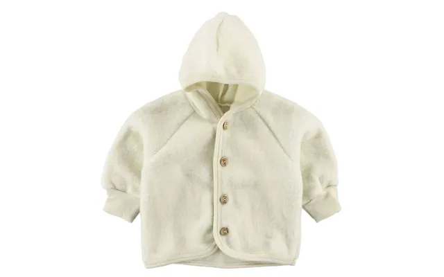 Engel Natur Cardigan Jakke M. Hætte - Natur