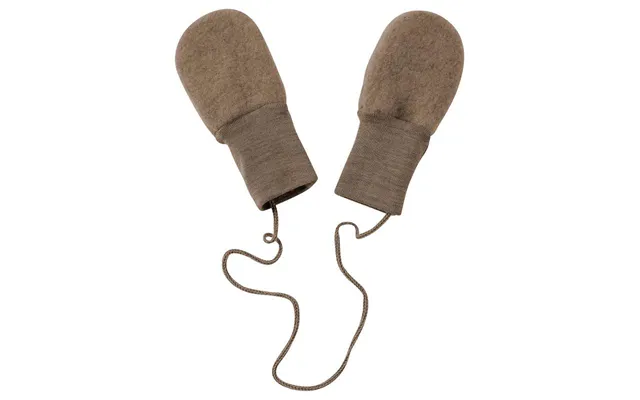 Engel Natur Uldvanter Til Baby - Walnut Melange