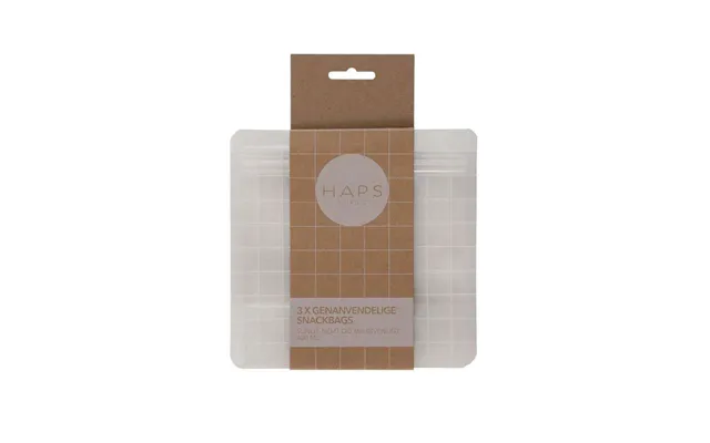 Haps Nordic Genanvendelige Snack Bags - 3-pak