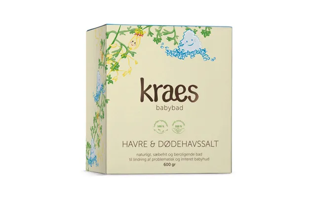 Kraes Babybad M. Havre Og Dødehavssalt - 600g