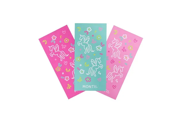 Montiico Vandfaste Stickers Til Madkasser Og Drikkedunke - Unicorn Magic
