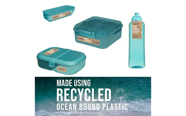 Sistema Ocean Bound Madpakke Sampak 10 - Teal Stone