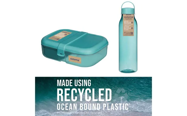 Sistema Ocean Bound Madpakke Sampak 4 - Teal Stone