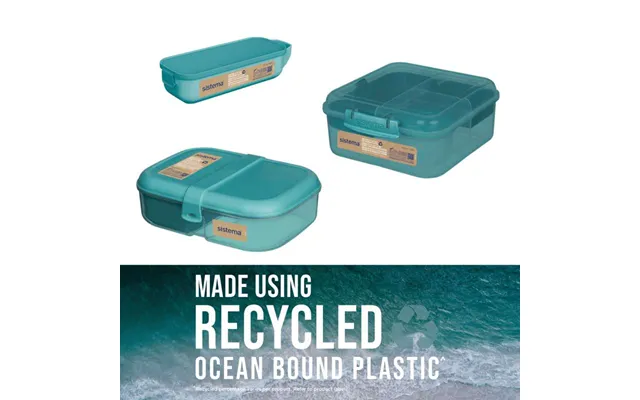 Sistema Ocean Bound Madpakke Sampak 9 - Teal Stone