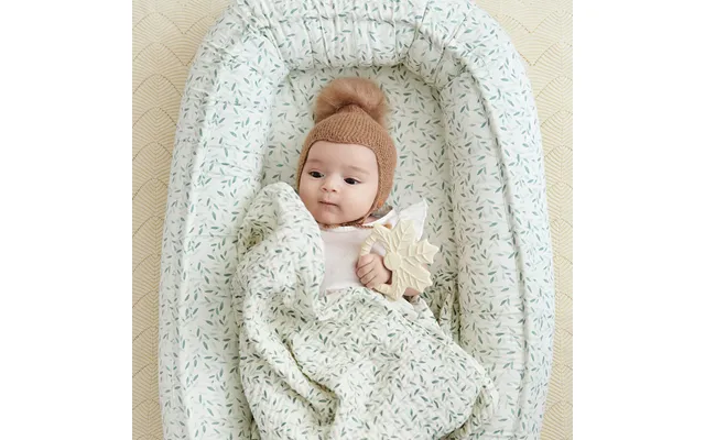 Babynest Cam Cam Copenhagen - Green Leaves