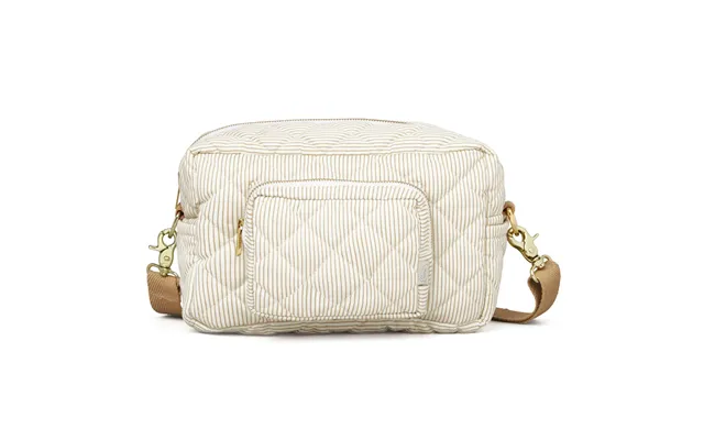 Cam Cam Copenhagen Lille Pusletaske - Camel Classic Stribes