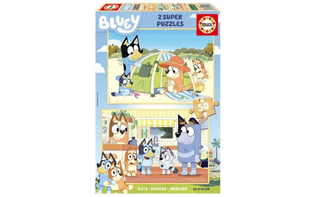 Educa Puslespil - Bluey 2 X 50