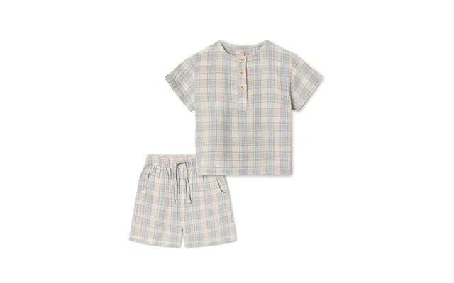 Fliink Cha Cha Shorts Sæt - Sandshell Check