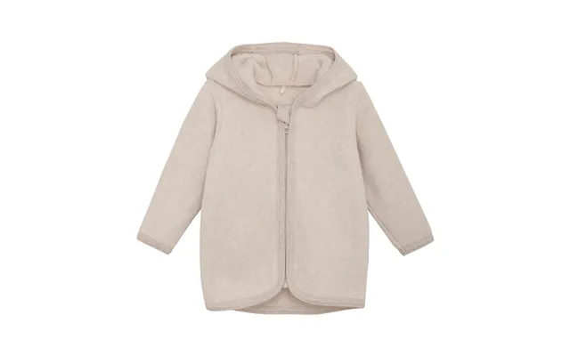 Huttelihut Babyjakke M. Øre - Camel Melange