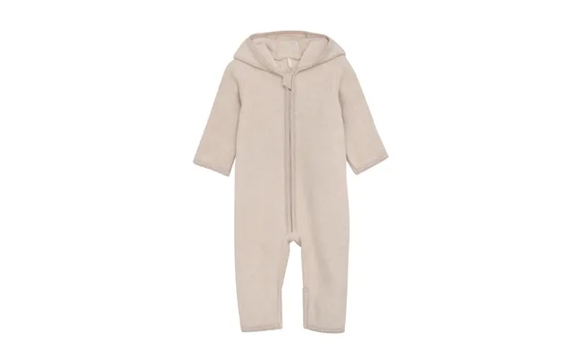Huttelihut Mushi Baby Heldragt M. Ører - Camel Melange