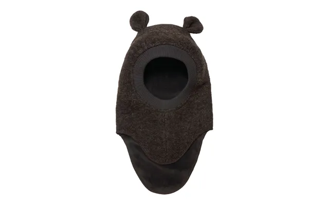 Huttelihut Plys Elefanthue Uld - Dark Brown