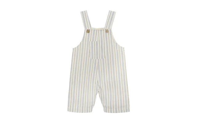 Huttelihut Woven Stripe Overalls - Silver Sage