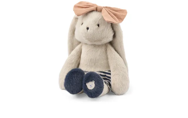 Liewood Babette Rabbit Celebration Teddy - Mist Navy Stripe Mix