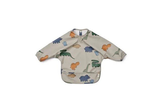 Liewood Merle Hagesmæk Med Ærmer - Dinosaurs Mist