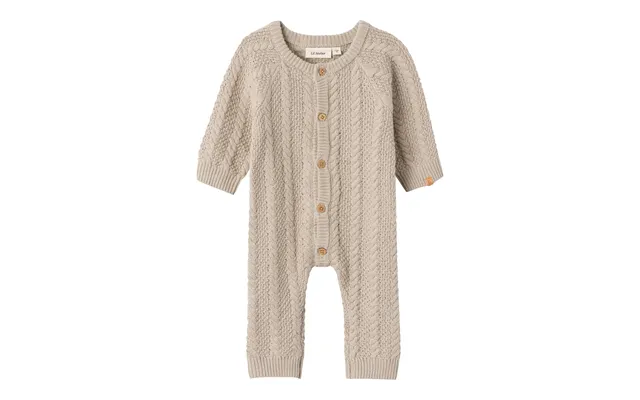 Lil Atelier Daimo Strik Baby Dragt - Pure Cashmere