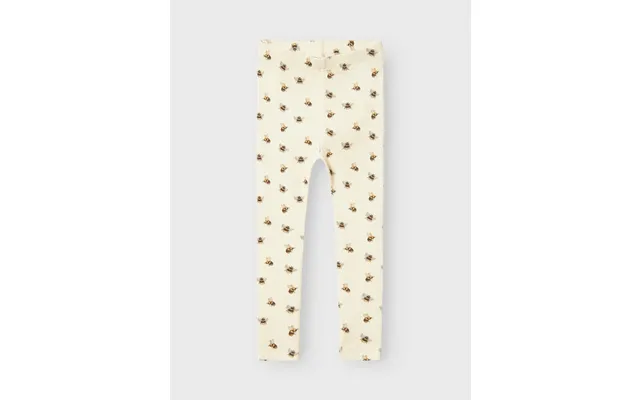 Lil Atelier Gavo Kye Slim Leggings Med Humlebi - Turtledove