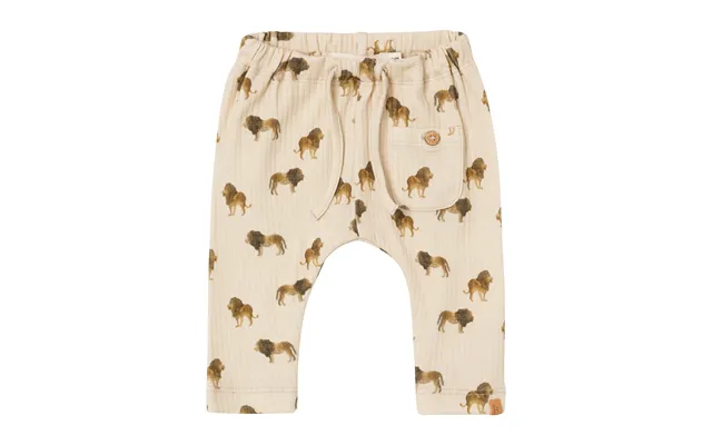 Lil Atelier Geo Loose Pant - Fog Leon