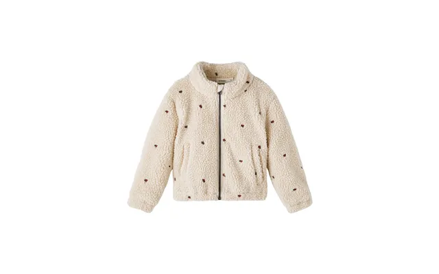 Lil Atelier Nalo Sherpa Loose Jacket - Fog