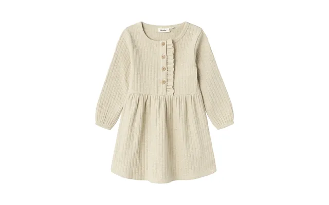 Lil Atelier Niva Dress - Bleached Sand